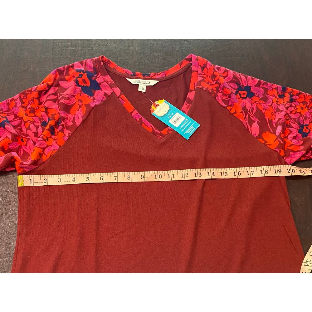 NWT Pioneer Woman Floral Pajama Set L 12-14 Wide Leg Soft Lounge Pockets Cozy - Picture 3 of 10